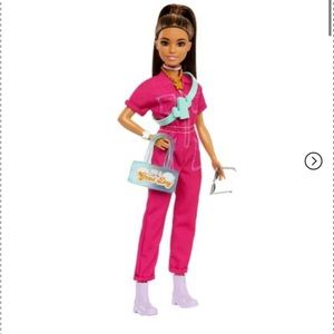 Barbie Doll in Pink Jumpsuit with Accessories